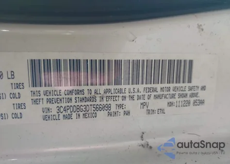 2013 Dodge Journey Sxt from USA, damaged, VIN 3C4PDDBG3DT566098